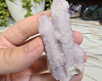 Purple Amethyst Spirit Quartz | Cactus Quartz 2.57in