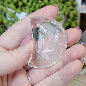 Clear Quartz Crystal Moon
