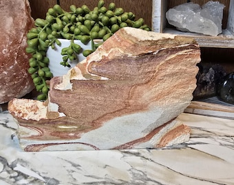Raw Banded Rhyolite Slab | Wonderstone Slab 7 1/2inches