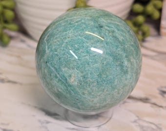 Amazonite Crystal Sphere 61.3mm
