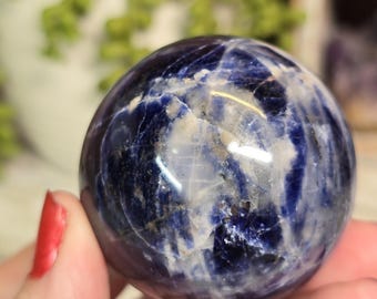 Sodalite Crystal Sphere 48.9mm
