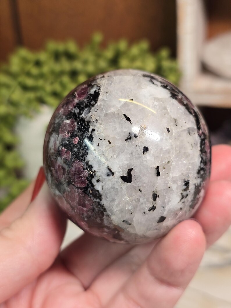 Ruby Spinel in Matrix Sphere 56.2mm - Etsy
