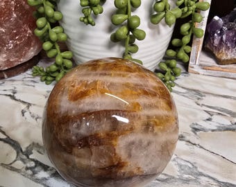 Golden Healer Crystal Sphere 76.6mm