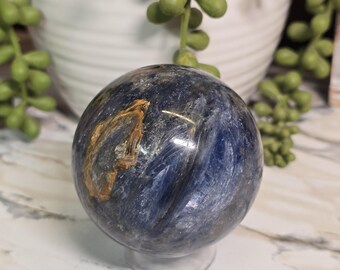 Blue Kyanite Crystal Sphere 60.6mm
