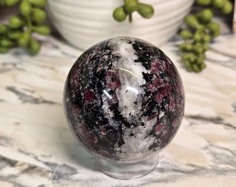 Ruby Spinel in Matrix Sphere 56.2mm