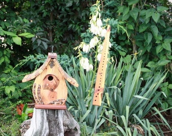 Insektenhotel Gartendeko, Windspiel, Bienenhotel, Gartenstecker