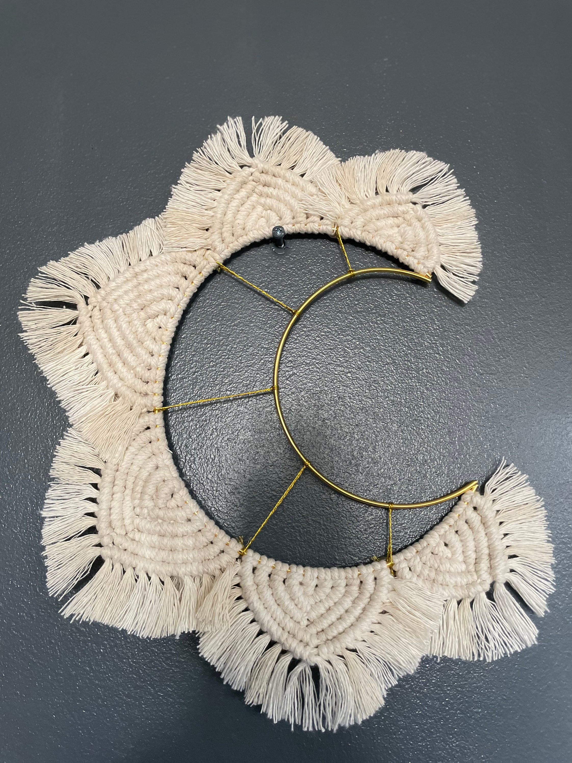 Lune Inspiration Mandala en Macramé