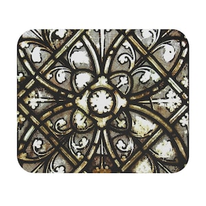 Grisaille Panel Mouse Pad