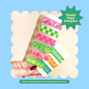 WASHI TAPE SAMPLES (12' inches long) | New Heights Studio designed washi tape samples.