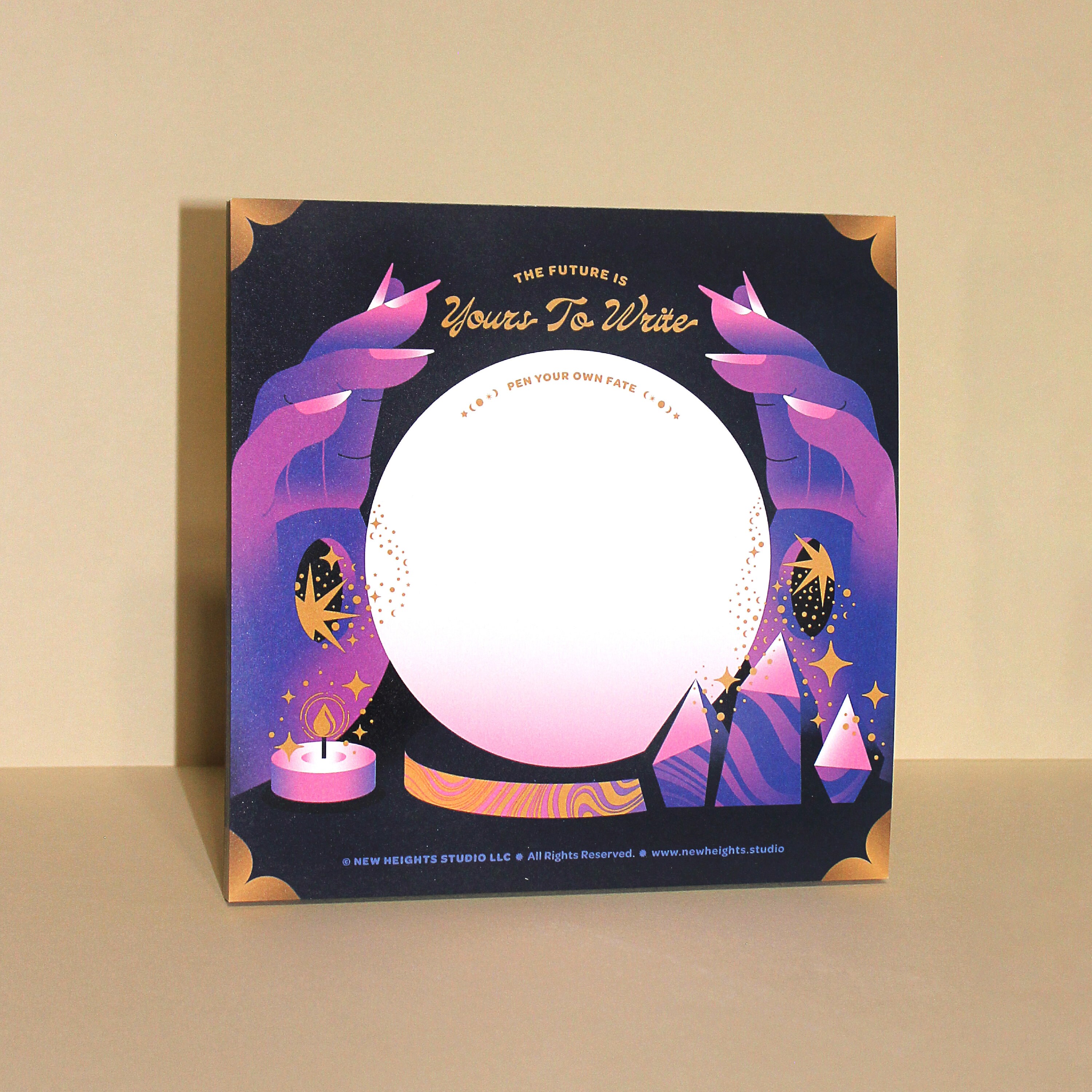 The Future is Yours to Write – Mystical Notepad (6x6) | Witchy ...