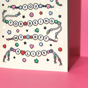 BFF4L A2-size Greeting Card (blank Inside) | Friendship Greeting Card ...