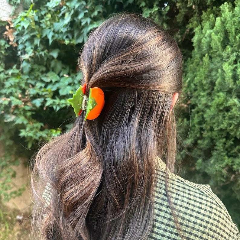 PERSIMMON Hair Claw | New Heights Studio’s Acetate Hair Claw, Asian ...