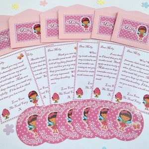 Letras e adesivos personalizados da Fada do Dente