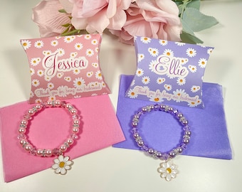 Bridesmaid bracelet, Personalised Bridesmaid gift box, Flower girl bracelet, Gift Box,  Personalised Bridesmaid Gift