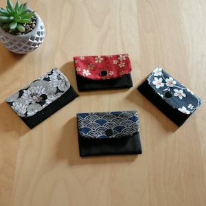Porte cartes en tissu
