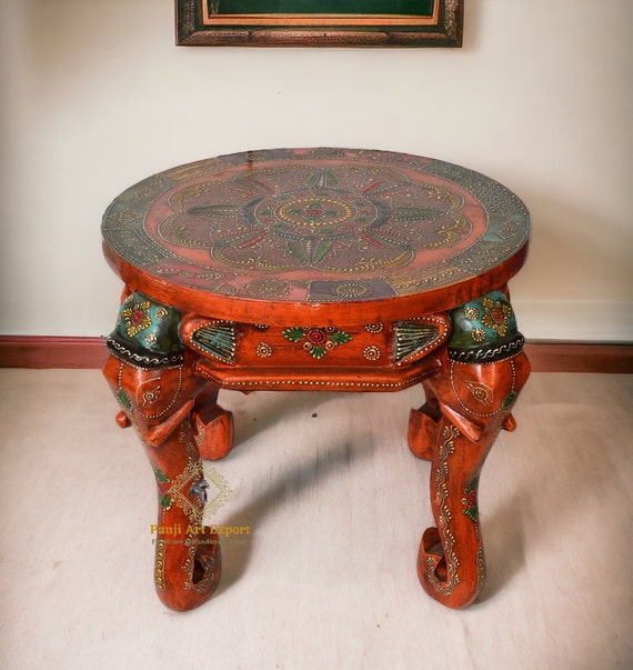 Elephant leg coffee table discount