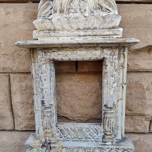 Wood Picture photo Frame Jharokha Old Hand Made Carved Photo Frame Rajasthani Unique Design Collectible Wall Indian Art