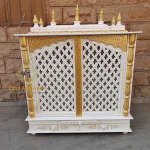 Handcrafted Wooden Temple: Pooja Ghar Mandir for Home Decor