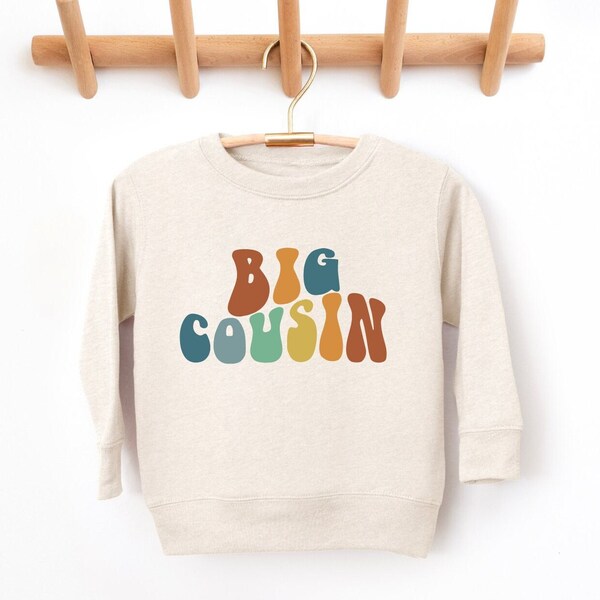 Sweat-shirt pour tout-petit grand cousin, Cousin Crew, Sweat-shirt meilleurs amis, Jolie chemise pour enfant faisant partie de l'annonce, Chemises pour cousin, T-shirt pour tout-petit, Grand cousin