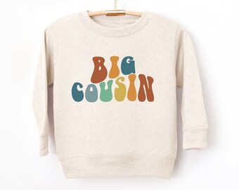 Big Cousin Toddler Sweatshirt, Cousin Crew, Best Friends Sweatshirt, Cute Announcement Kids Shirt , Cousin Shirts , Toddler Tee, Big Cousin