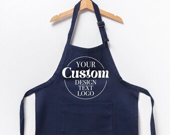 Custom Logo Apron, Customized Apron, Custom Text Logo, Child Apron, Custom Apron, Custom Logo, Kids Apron, Toddler Apron, Apron for Kids