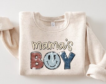 Mama's Boy Toddler Sweatshirt, Mama's Boy Shirt, Baby Boy Outfit, Gift For Baby Boy Baby Boy Clothes, Mothers Day, Coming Home Outfit