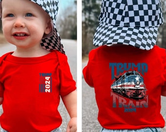 Trump Train Onesie®, Trump 2024, Trump Shirt, Trump, Train, Bodysuit, Donald Trump, Trump 2024 Shirt, Republican Gift, Political Shirt