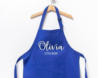 Personalized Kids Apron, Customized Apron, Cute Apron For Kids, Personalized Apron, Custom Apron, New Baby Gift, Apron, Cooking, Kids Apron