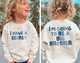 Big Brother Sweatshirt, Big Brother, Big Brother T shirt, Toddler Sweatshirt, Big Brother Gift, Birth Announcement, Brother Gift, Big Bro