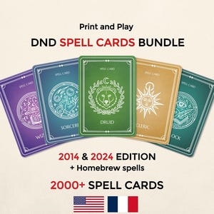 Zauberkarten-Mega-Bundle für Dungeons & Dragons