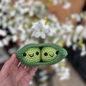 Crochet Removable 2 Peas in a Pod | Family gift | Friendship gift | Gift for duos