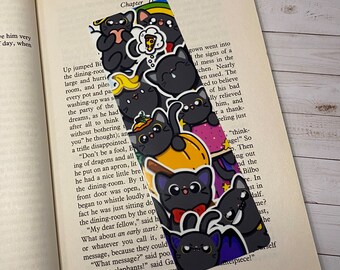 Best Cat Studios - Black Cat Bookmark - Cat Bookmark, Gifts for Cat Lovers, Bookmarkers