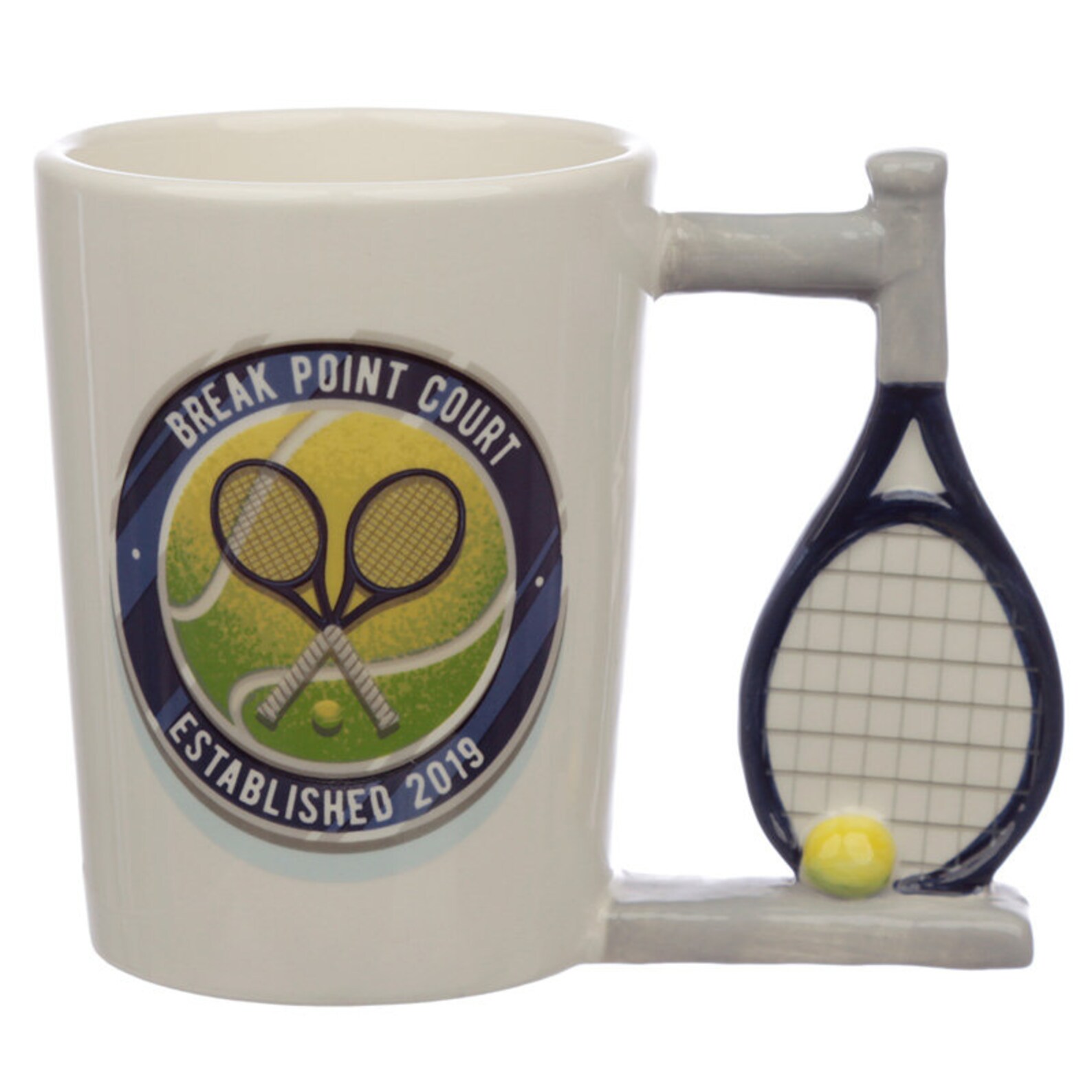 Fun Tennis Racket Novelty Mug Tennis Etsy