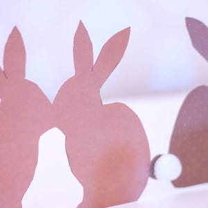 Ostergirlande I Osterdeko I Frohe Ostern I Hasen Girlande I Deko Osterhase I digitaler Download