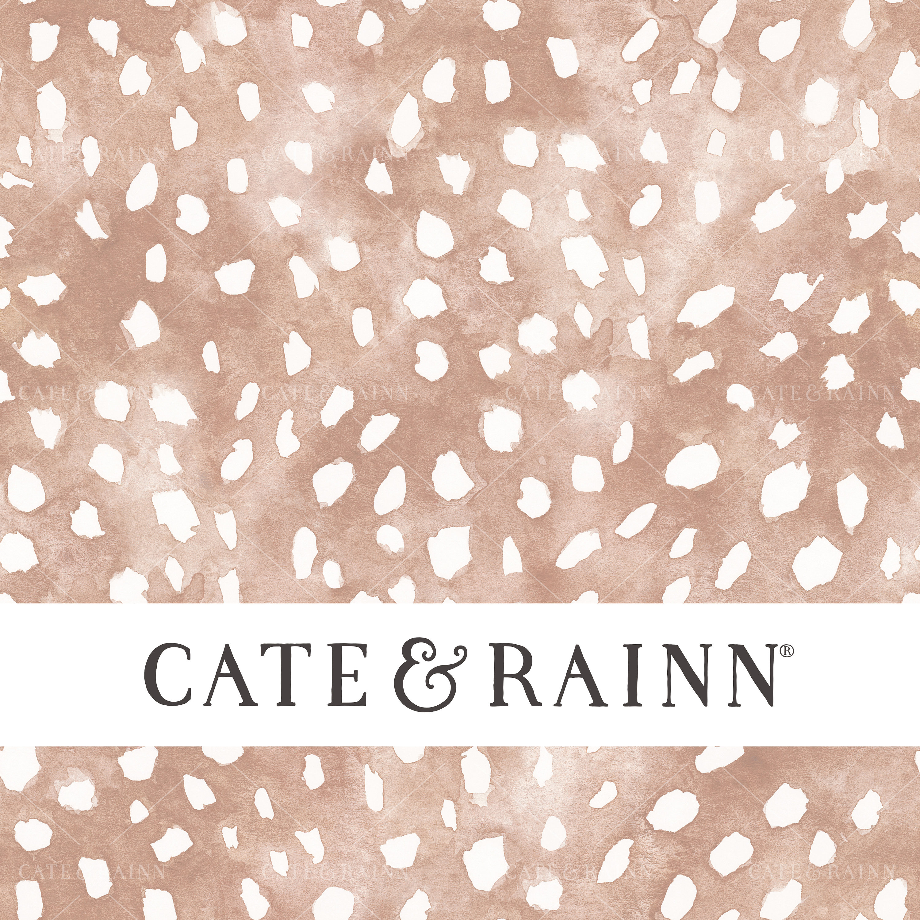 Deer Spots Seamless Pattern Light Brown Fawn Pattern for Etsy