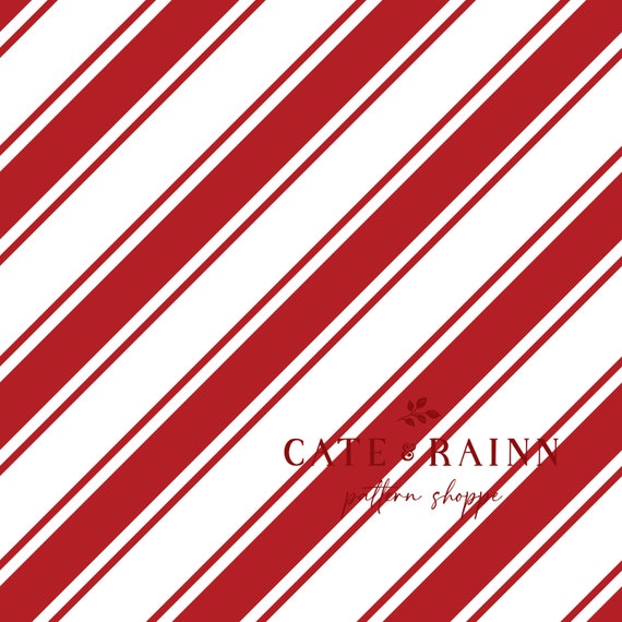 Festive Red and Green Candy Cane Striped Christmas Paper Cups