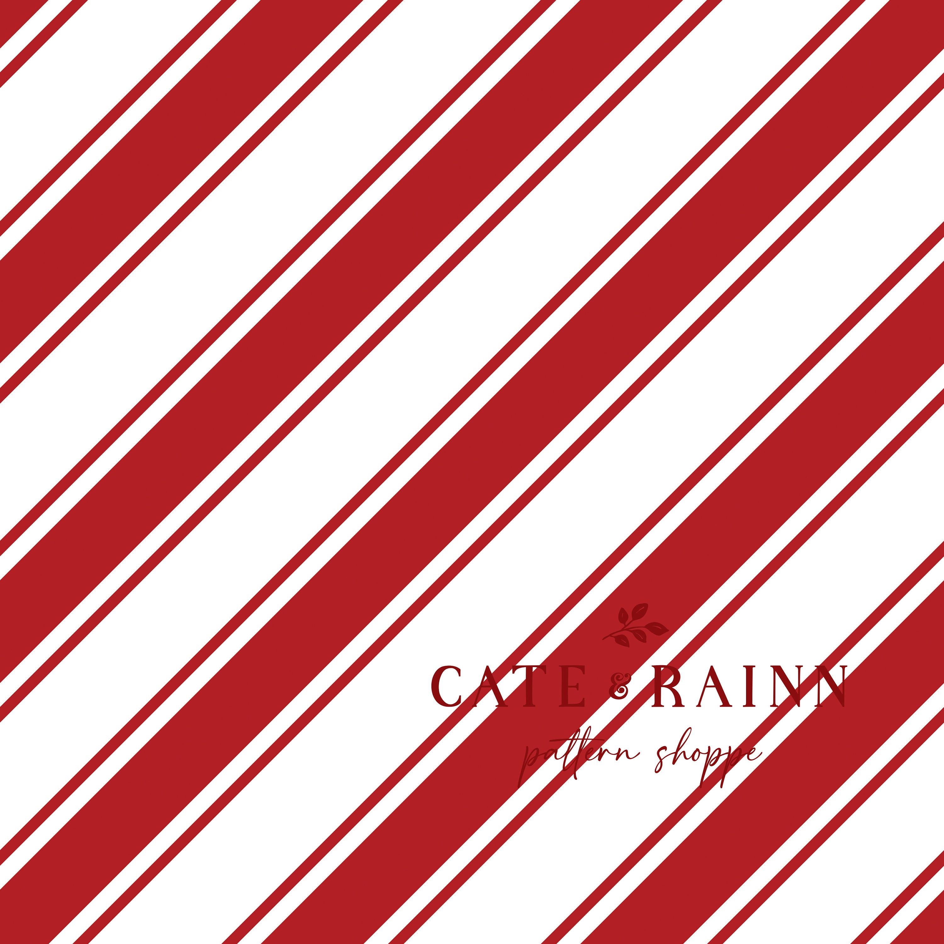 Candy Cane Stripe Pattern Christmas Stripes Seamless Pattern Etsy