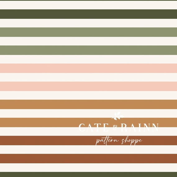 Charlotte Boho Stripe Pattern, Vintage Stripe Seamless Pattern
