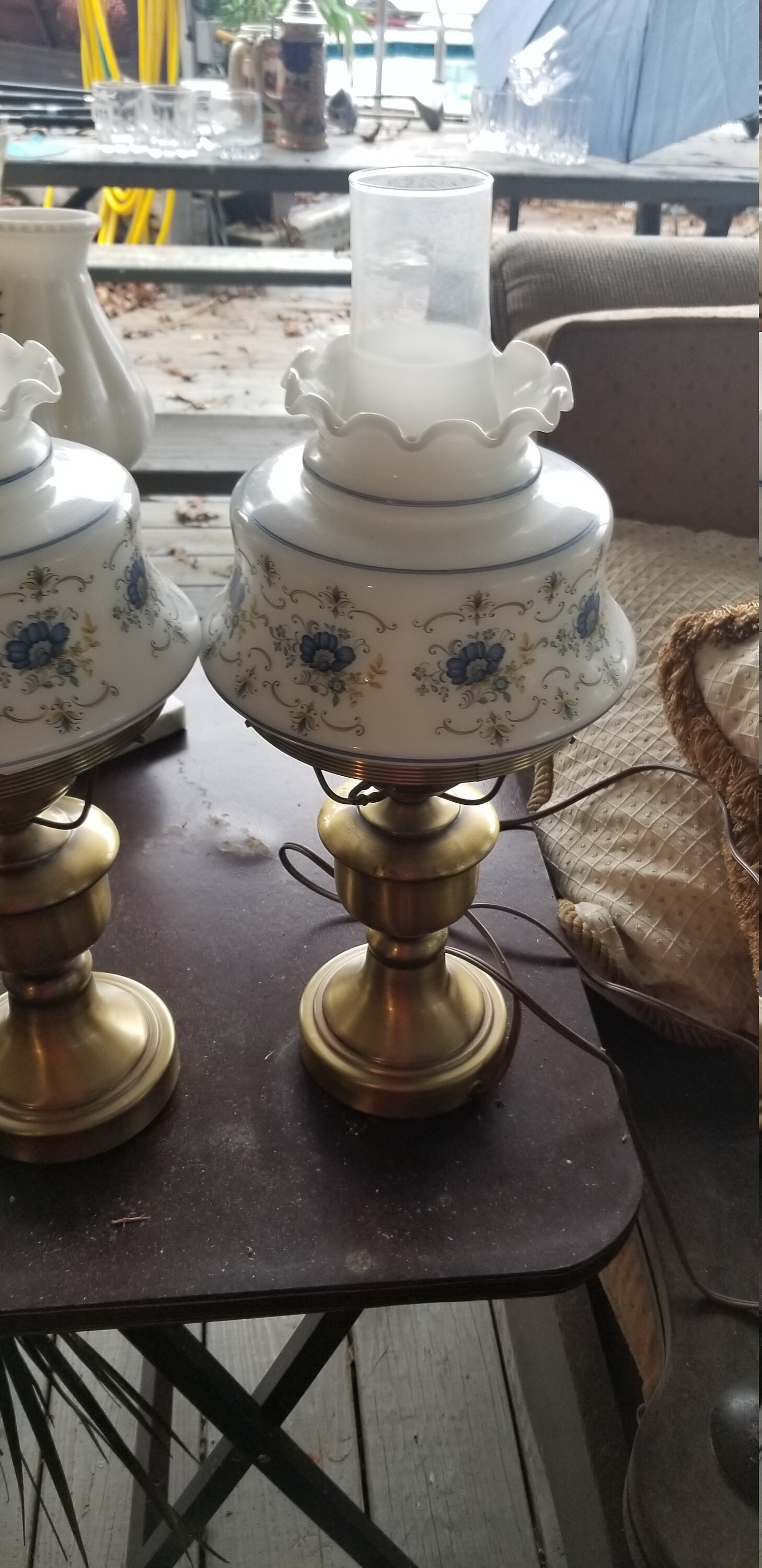 QUOIZEL Lighting Abigail Adams Hurricane Table Lamp 1973 Nice Etsy