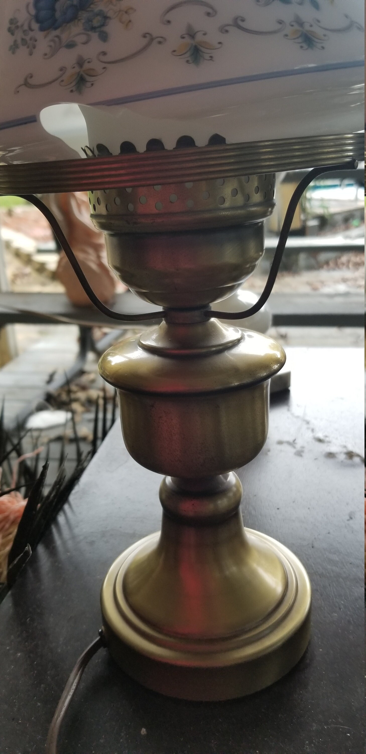 QUOIZEL Lighting Abigail Adams Hurricane Table Lamp 1973 Nice Etsy