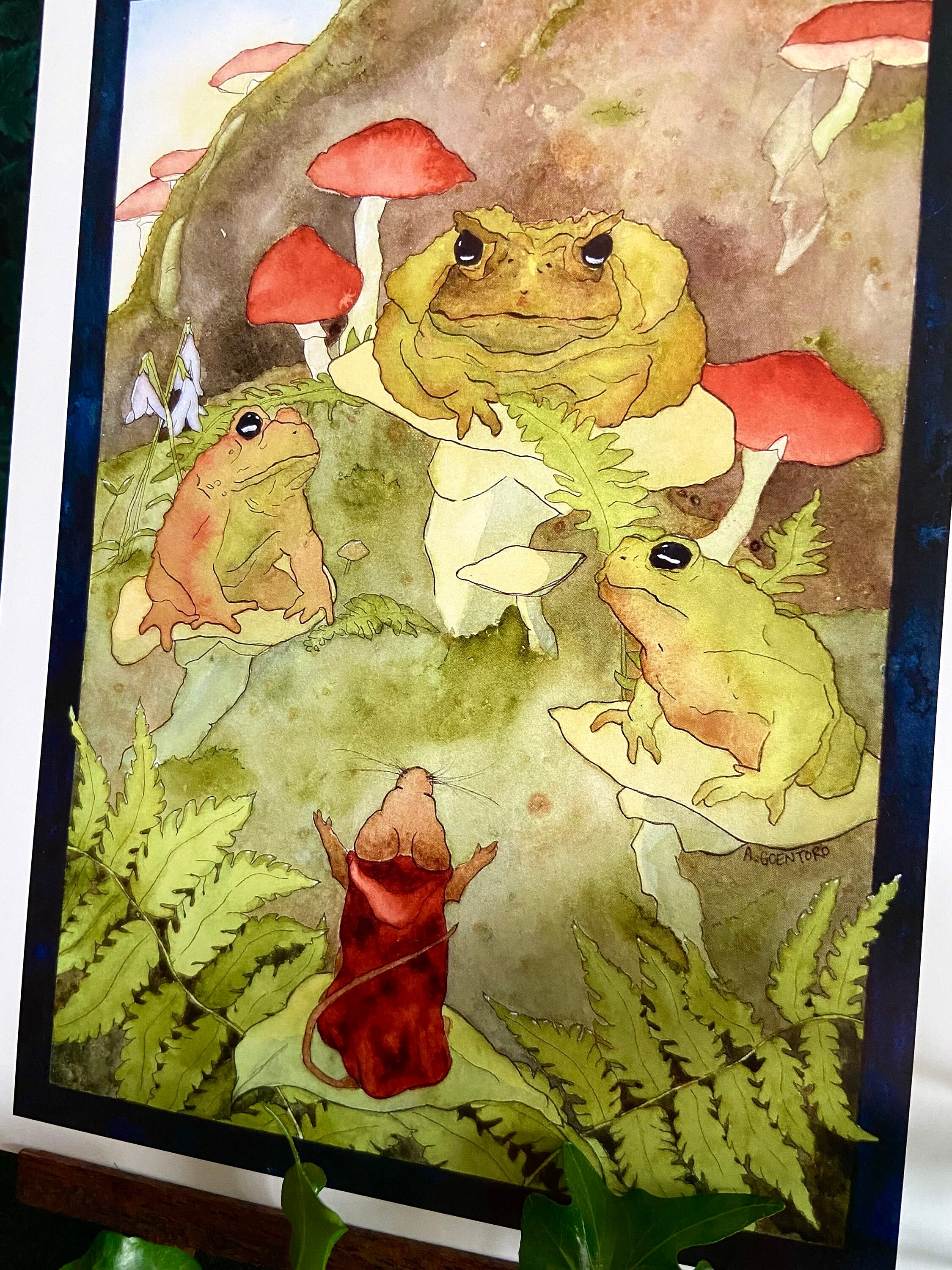 Toad Council Print ~ Toads Singing Mouse Adventurer Frog Symphony ...