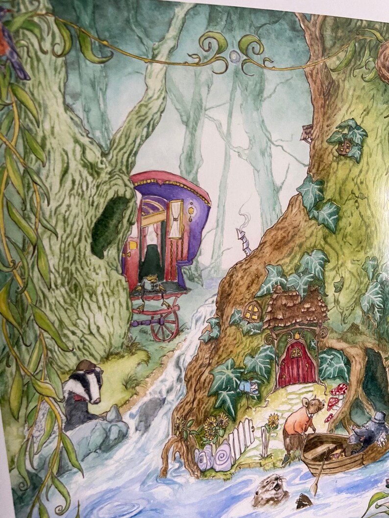 The Wind in the Willows Art Print Children's Storybook - Etsy