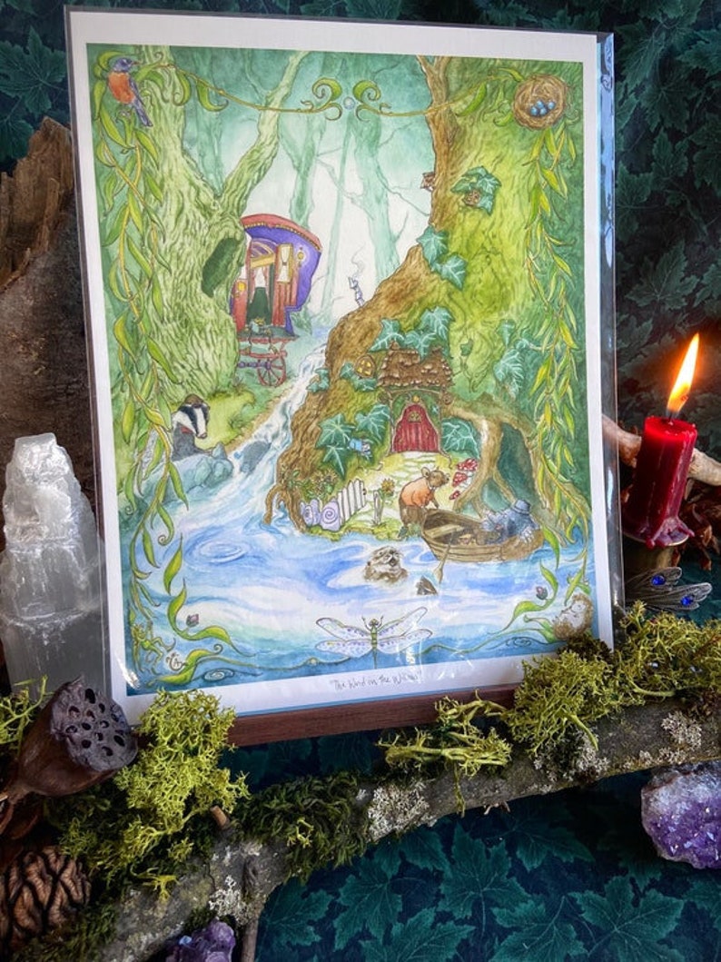 The Wind in the Willows Art Print ~ Children's Storybook Illustration ...