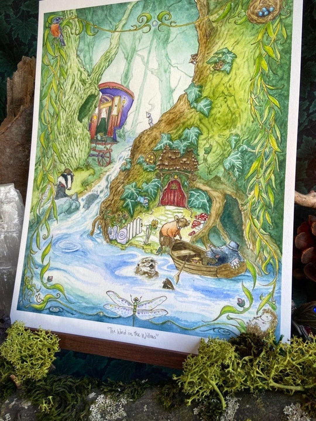 The Wind in the Willows Art Print ~ Children's Storybook Illustration ...