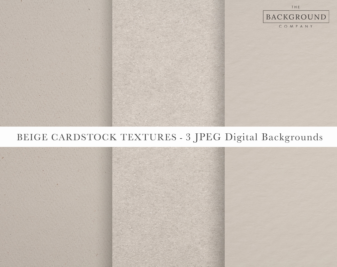 Beige Cardstock Texture Background Neutral Cardstock Background Mockup