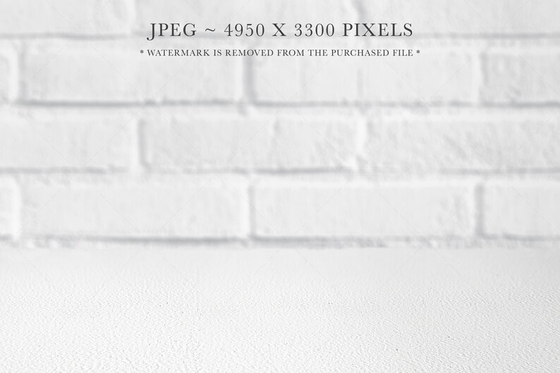 White Brick Wall Background for Product Mockup | Textured Concrete ...