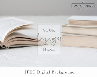 Table Mockup | Old Books Background Mock up | White Table Background For Product Mockup | Books Background | Mug Background Mockup