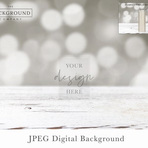 Christmas Background Mockup For Mug | Glitter Background | Bokeh Background | Sparkle Background | Festive Background | Party Background