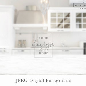Kitchen Background | Perspective Kitchen Countertop Background | Kitchen Table Mockup | Kitchen Mockup | Background For Product Mockup