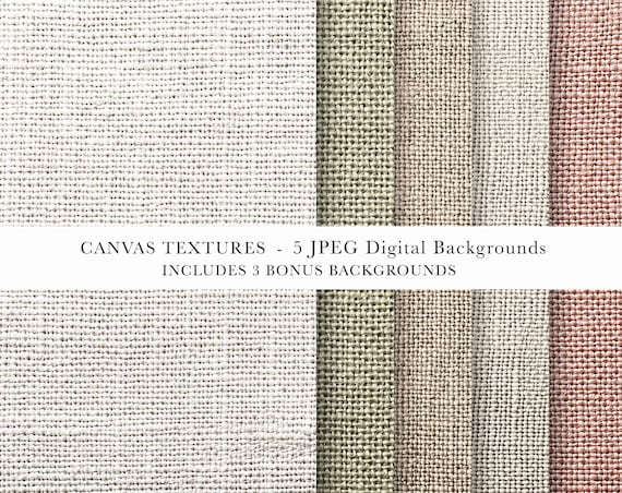 5 Canvas Texture Backgrounds | Fabric Background For Sublimation Jewellery Mockup | Digital Canvas Background | Flat Lay Background